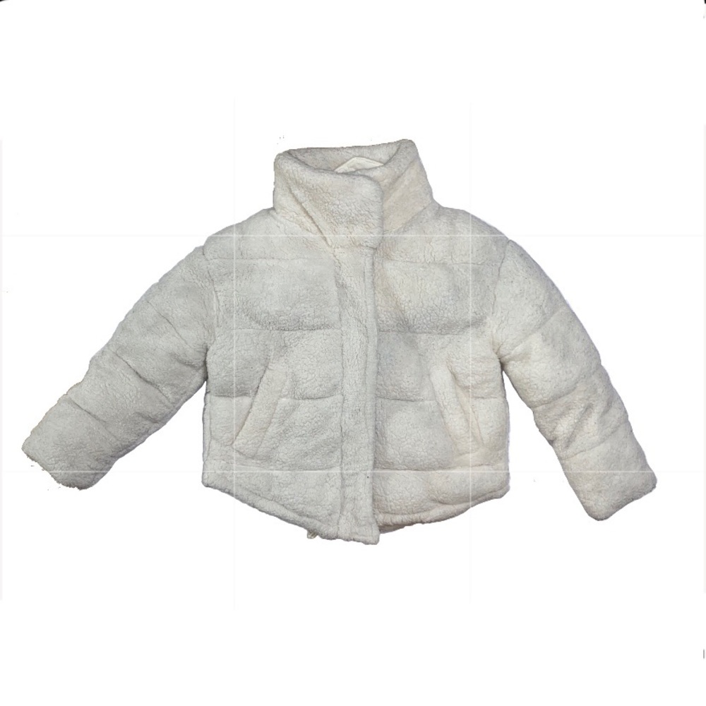 Fluffy White Jacket